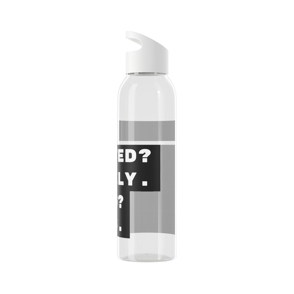 "ADHD... Hydrated? Unlikely. Trying? Always." - 21.9oz / 600ml Water Bottle