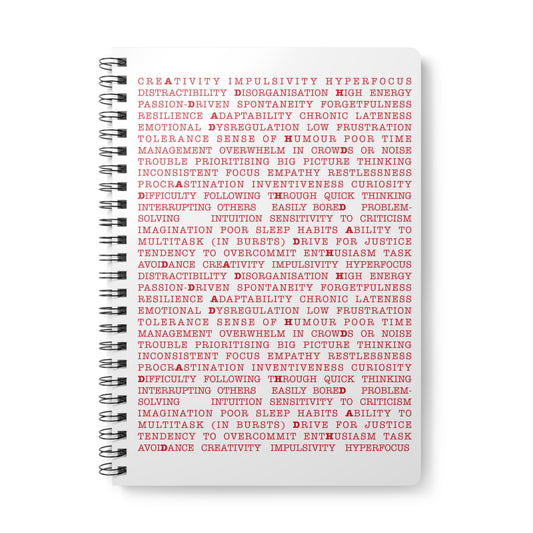 ADHD... Traits Softcover A5 Notebook