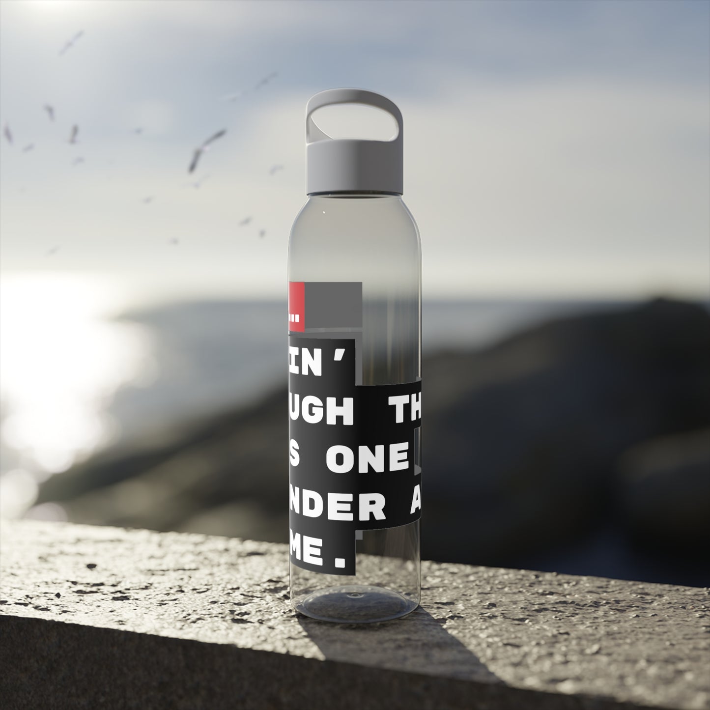 ADHD... Sippin' through the chaos one reminder at a time. - 21.9oz / 600ml Water Bottle